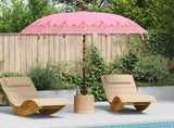 Balinese Parasol Pink 215 x 215 x 260 cm Cotton and Wood 42006463