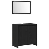 Bathroom Cabinet Black Oak 60 x 33 x 60 cm Engineered Wood 862509