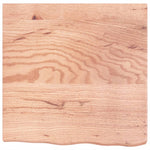 Table Top Light Brown 60x60x cm Treated Solid Wood Oak 3156352