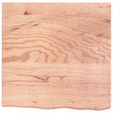 Table Top Light Brown 60x60x cm Treated Solid Wood Oak 3156352