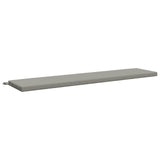 2-Piece Bench Cushions SOEST 2 pcs 100% Polyester Grey 949119