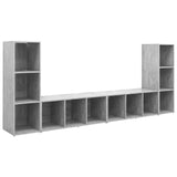 TV Cabinet 4 pcs 37 x 35 x 107.5 cm 3080037