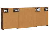 Bathroom Cabinet Set 3 pcs 100 x 10.5 x 50 cm Engineered wood 3403686