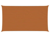 Sun Shade Sail Orange and Brown 8 x 6 m 100% Polyester Oxford 42031056