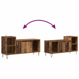 TV Cabinet Old Wood 100 x 35 x 55 cm Engineered Wood 882720