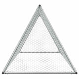 Chicken Cage Silver 200x105x91 cm Galvanised Steel 172557