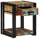 Bedside Cabinet with Drawer 2 pcs Multicolour 40 x 40 x 50 cm 4016703