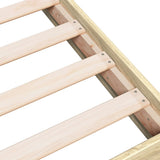 Bed Frame without Mattress Sonoma Oak 180x200 cm Engineered Wood 842002