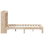 Bookcase Bed without Mattress 140x200cm Solid Wood Pine 3322601