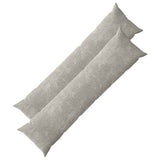 Throw Pillow 2 pcs HEERLEN Light Grey 40 x 145 cm 926198