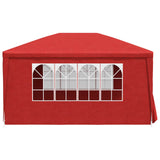 Party Tent 400 x 300 x 255 cm Red PE and Steel 42032347