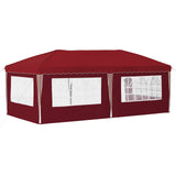 Pop-up Party Tent 575 x 289 x 245 cm Burgundy 42019796