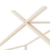 Kids Bed Frame Solid Pine Wood 90x200 cm 283366