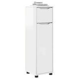 Bathroom Cabinet High Gloss White 30.5 x 30 x 101 cm 888741