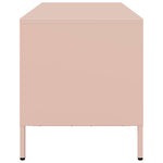 ZNTS TV Cabinet Pink 68x39x43.5 cm Cold-rolled Steel 851317