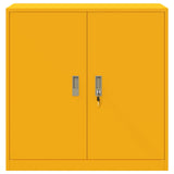 Storage Cabinet Mustard Yellow 90 x 40 x 90 cm Steel 891643