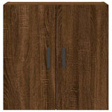 Wall Cabinet Brown Oak 60x31x60 cm Engineered Wood 829979
