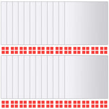 48 pcs Mirror Tiles Square Glass 3051490