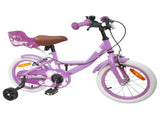 Kids Bike 14 Inches for 3-5 Years Old Purple 42009424