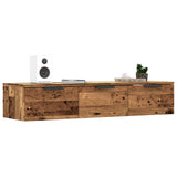 Wall Cabinet Old Wood 102x30x20 cm Engineered Wood 856985