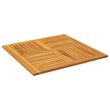 Table Top 90x90x2.2 cm Square Solid Wood Acacia 4004257