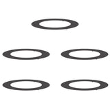 suitable for Flat Tree Rings 5 pcs Black 60 / 90 cm Steel 873705