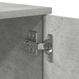 Storage Bed Frame Concrete grey 90 x 200 cm Engineered wood 3335192