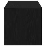 TV Cabinet Black Oak 120x40x40 cm Engineered Wood 862391
