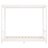 Kids Bed Frame White 80x160 cm Solid Wood Pine 834514