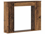 Fireplace Surround Old Wood 100 x 20 x 100 cm Engineered Wood 8006622
