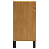 Drawer Cabinet FLAM 110x40x80 cm Solid Wood Pine 376071