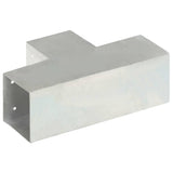 Post Connectors 4 pcs T Shape Galvanised Metal 101x101 mm 145480