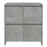 Sideboard Concrete Grey 70x41x75 cm Engineered Wood 809768