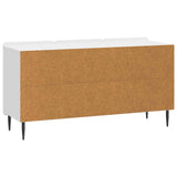 TV Cabinet High Gloss White 99 x 34.5 x 52 cm Engineered Wood 894489
