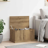 Storage Box Artisan Oak 70x40x38 cm Engineered Wood 857162