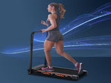 Steel Folding Motorized Home Treadmill w/ LCD Monitor Black T3398P347560