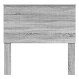 Headboard with Headboard Grey Sonoma 100 cm Engineered wood 887798