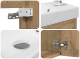 Bathroom Vanity Unit with Tap Artisan Oak 40.5 x 22.5 x 62 cm 889528