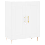 Highboard White 69.5x34x180 cm Engineered Wood 3199673