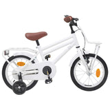 Kids Bike 14 Inches for 3-5 Years Old White 42009272