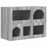 Sideboard Grey Sonoma 80.5 x 35 x 59 cm Engineered Wood 891330