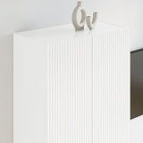 TV Wall Cabinet High Gloss White 59.5 x 31 x 100 cm 892373