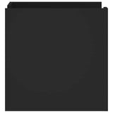 Bedside Cabinet Black 45x50x50 cm Engineered Wood 848284