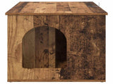 Cat House Old Wood 85 x 55 x 50 cm Engineered Wood 8000732