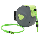 Automatic Retractable Water Hose Reel Wall Mounted 202 m 143897