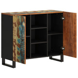 Sideboard with 2 Doors 90x33x75 cm Solid Wood Reclaimed 352927