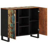 Sideboard with 2 Doors 90x33x75 cm Solid Wood Reclaimed 352927