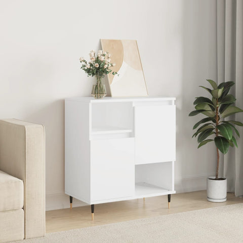 ZNTS Sideboard White 60x35x70 cm Engineered Wood 831180