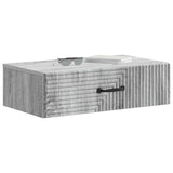 Wall-Mounted Side Table Grey Sonoma 59 x 34.5 x 17 cm 898661