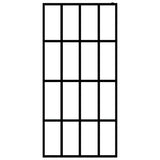 Walk-in Shower Screen Clear Tempered Glass 80x195 cm 145674